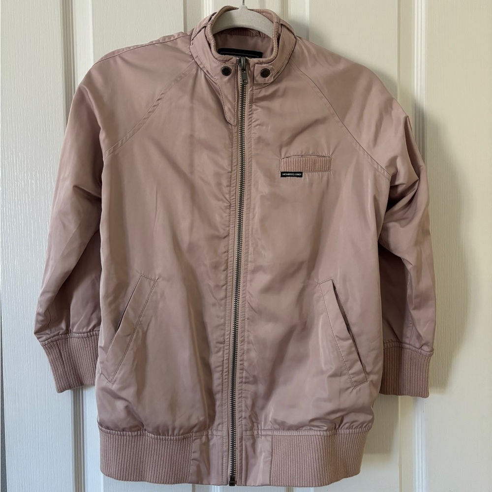 Members Only Pink Bomber Jacket